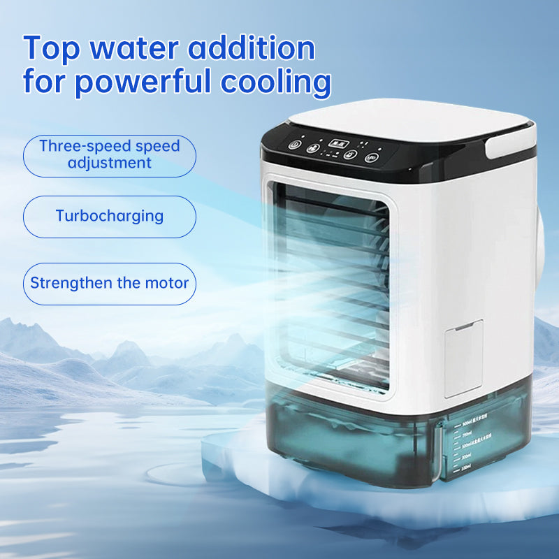 Mini Portable Air Cooler & Humidifier – 3-Speed Cool Breeze Anywhere