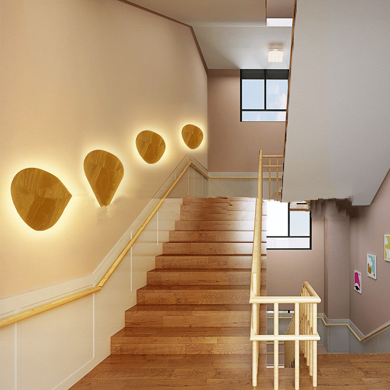 LED Log Wall Light – Minimalist Wood Sconce for Home Interiors