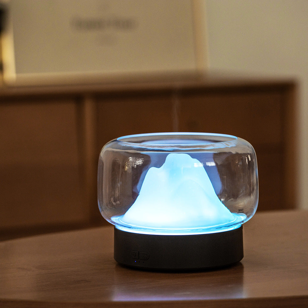 Rainbow Mountain Night Light Aroma Diffuser – 400ML Essential Oil Humidifier for Home & Gifts
