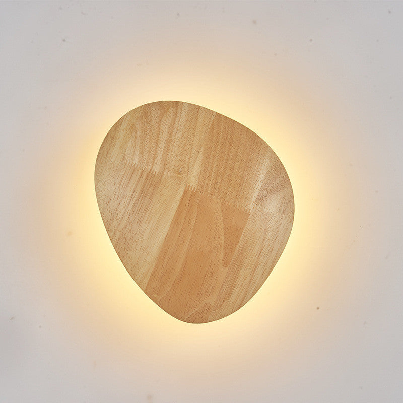 LED Log Wall Light – Minimalist Wood Sconce for Home Interiors