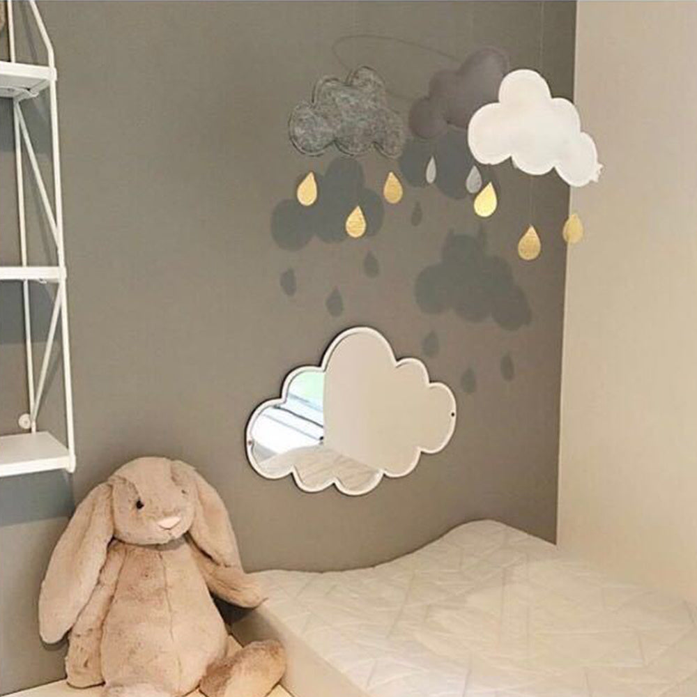 Children’s Decorative Acrylic Mirror – Bunny, Fawn, Cloud & Bowknot Designs