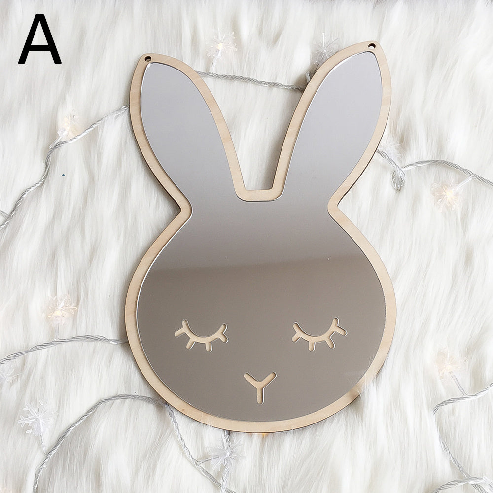 Children’s Decorative Acrylic Mirror – Bunny, Fawn, Cloud & Bowknot Designs