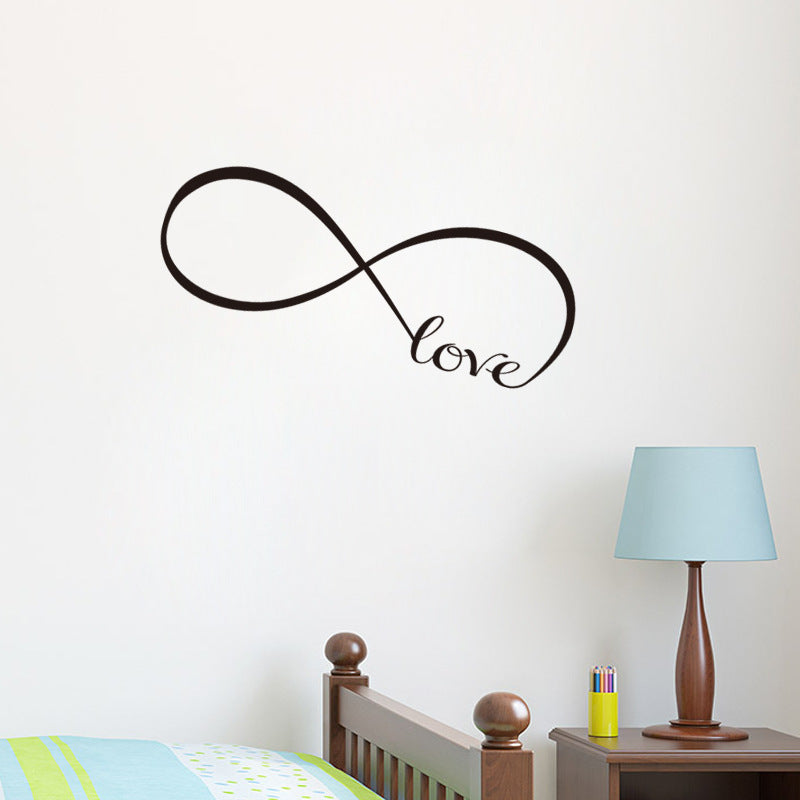 Love Quote Wall Decal – Romantic Vinyl Sticker for Bedroom & Living Room Decor