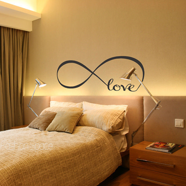 Love Quote Wall Decal – Romantic Vinyl Sticker for Bedroom & Living Room Decor