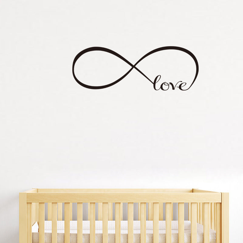 Love Quote Wall Decal – Romantic Vinyl Sticker for Bedroom & Living Room Decor