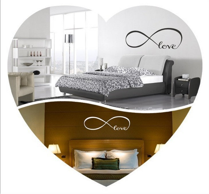 Love Quote Wall Decal – Romantic Vinyl Sticker for Bedroom & Living Room Decor