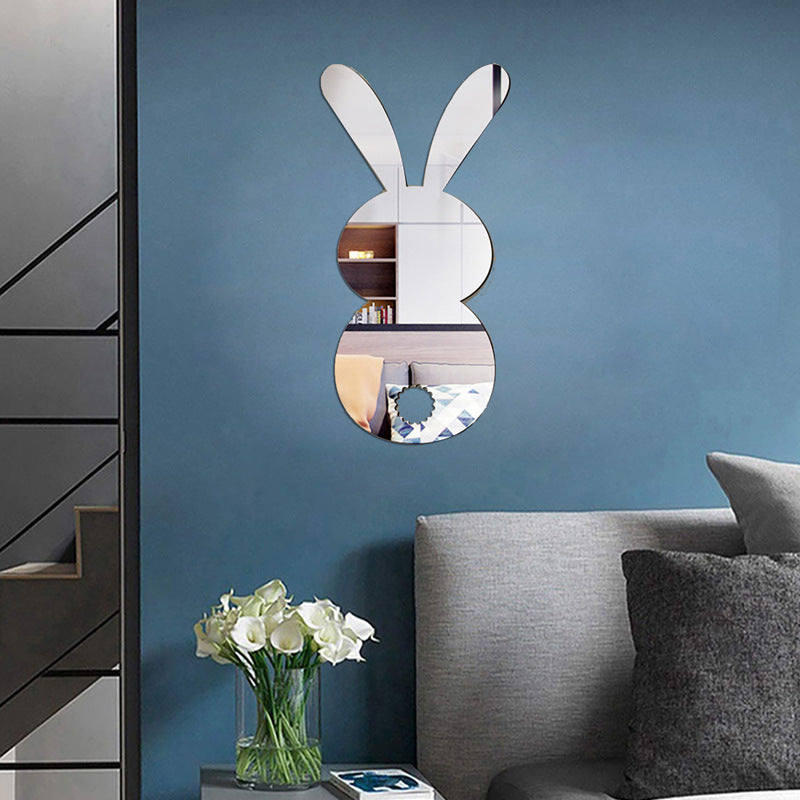Love Mirror Wall Decals – Acrylic Heart Wall Stickers for Home Decor