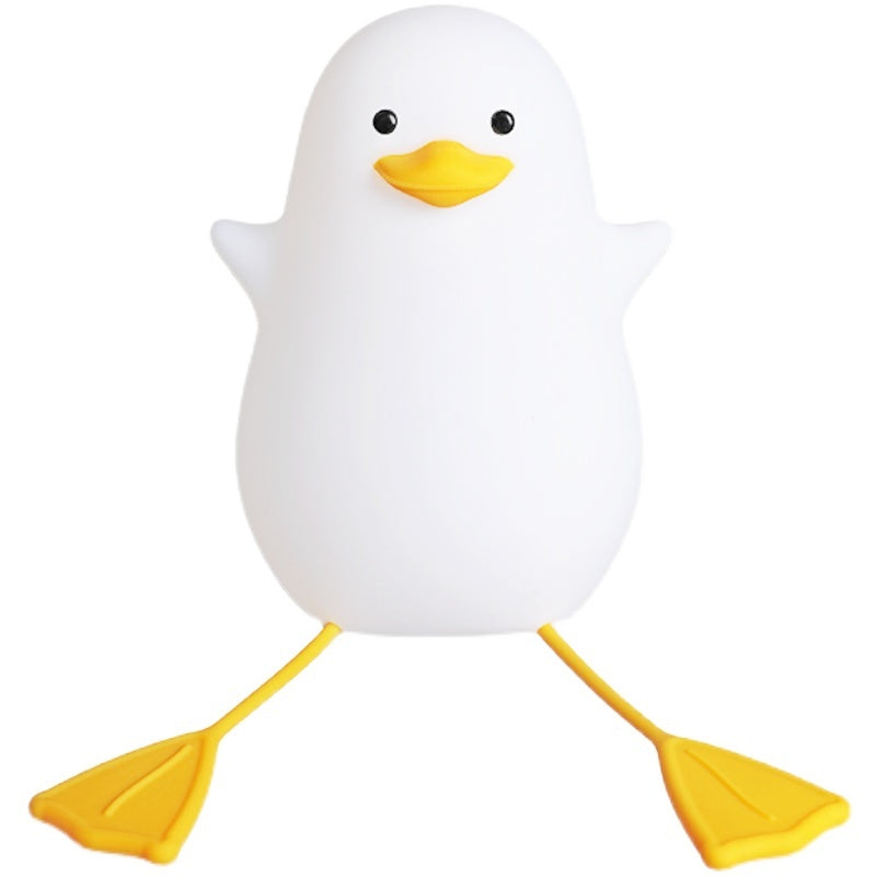 Rechargeable Little Gull Fun Night Light – Creative Silicone Table Lamp for Bedside & Gifts