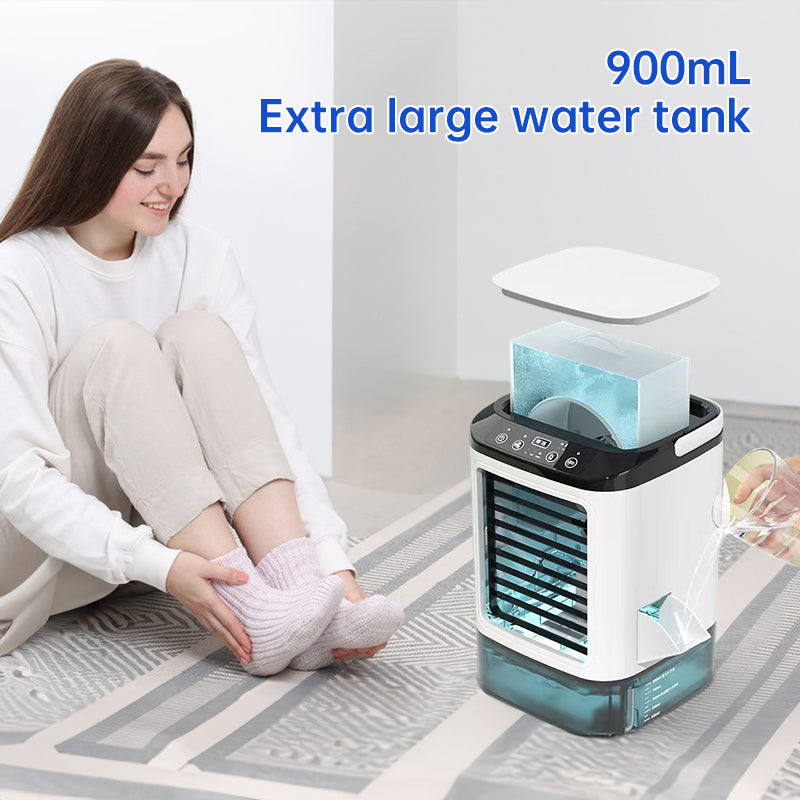 Mini Portable Air Cooler & Humidifier – 3-Speed Cool Breeze Anywhere