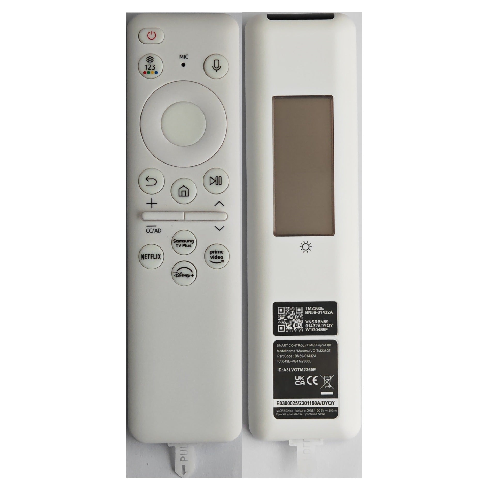 Samsung Solar Bluetooth Voice TV Remote Control – Premium Upgraded