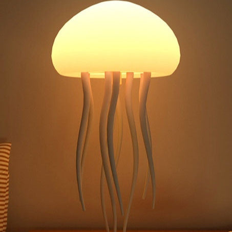 Voice-Controlled Jellyfish Night Lamp – Color-Changing Mood Light with Flexible Tentacles
