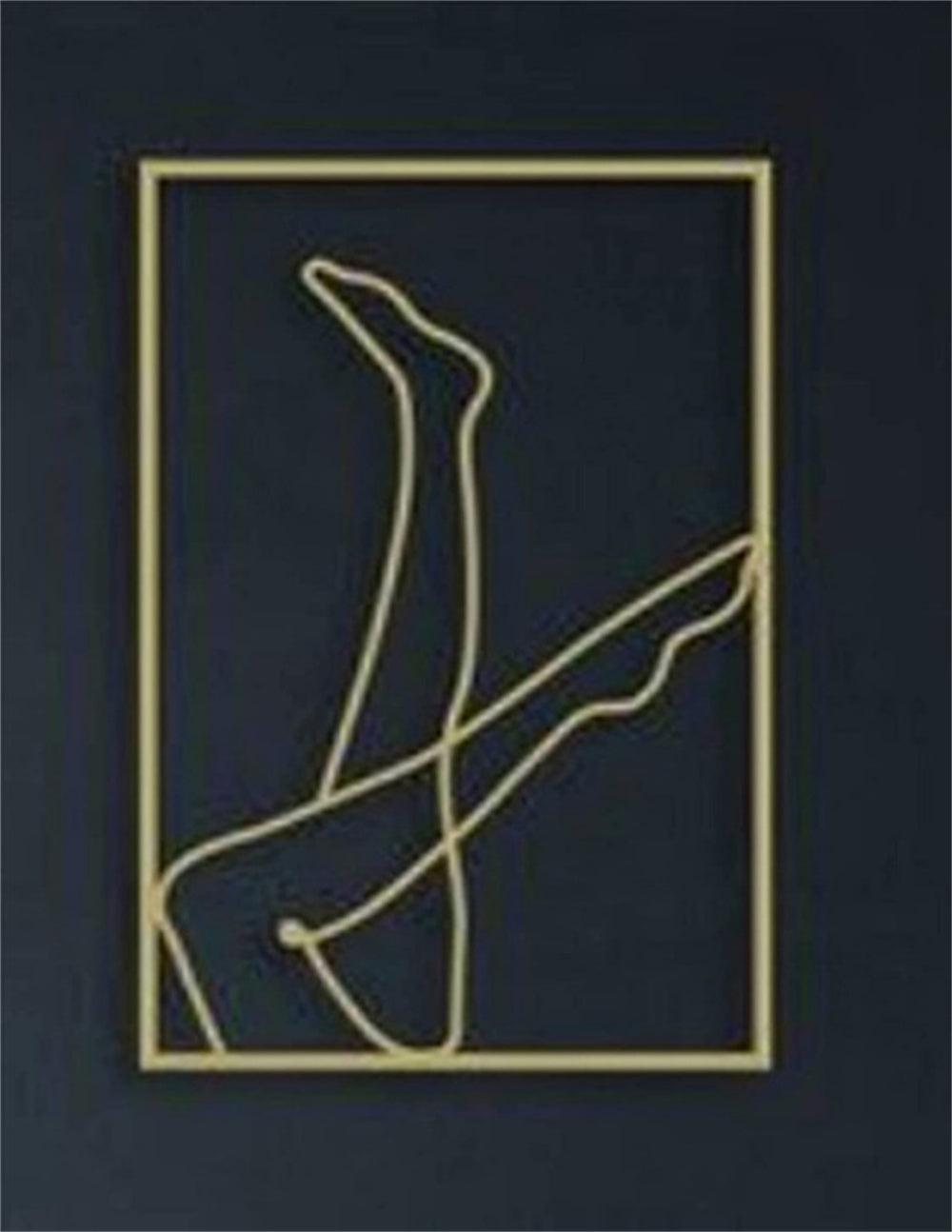 Abstract Female Line Art – Acrylic Wall Hanging for Contemporary Spaces