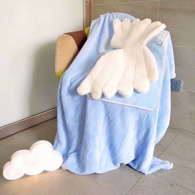 Cartoon Plush Napping Pillow Blanket – 2-in-1 Cozy Throw & Cuddle Cushion