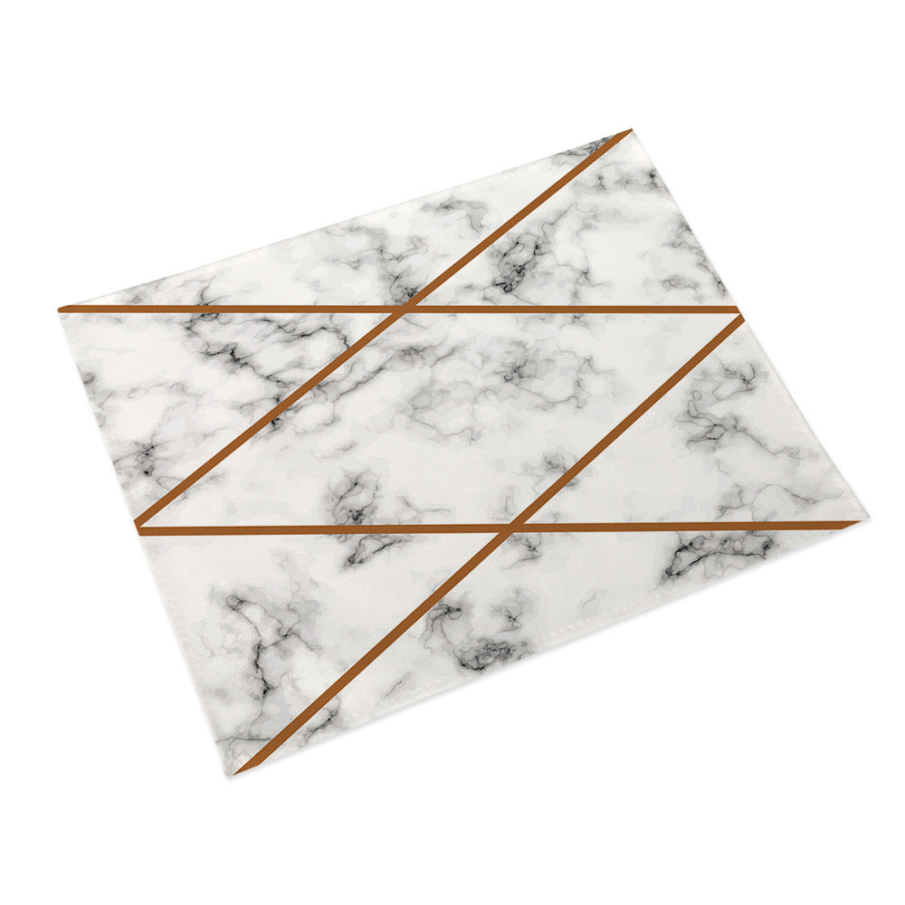 Nordic Cotton Linen Table Mat – Waterproof, Heat-Resistant & Non-Slip Dining Placemat
