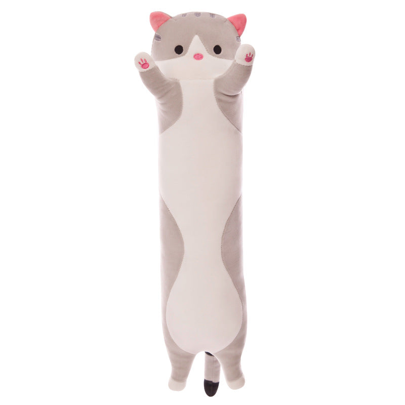 Long Cat Plush Pillow – Giant Cuddle Buddy for Sleep, Snuggles & Stress Relief