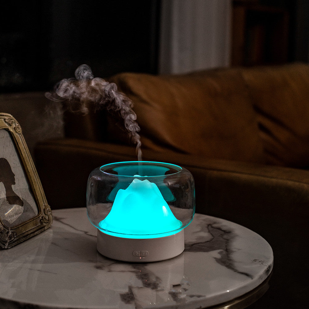 Rainbow Mountain Night Light Aroma Diffuser – 400ML Essential Oil Humidifier for Home & Gifts