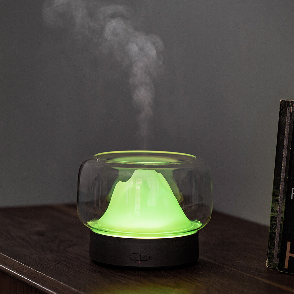 Rainbow Mountain Night Light Aroma Diffuser – 400ML Essential Oil Humidifier for Home & Gifts