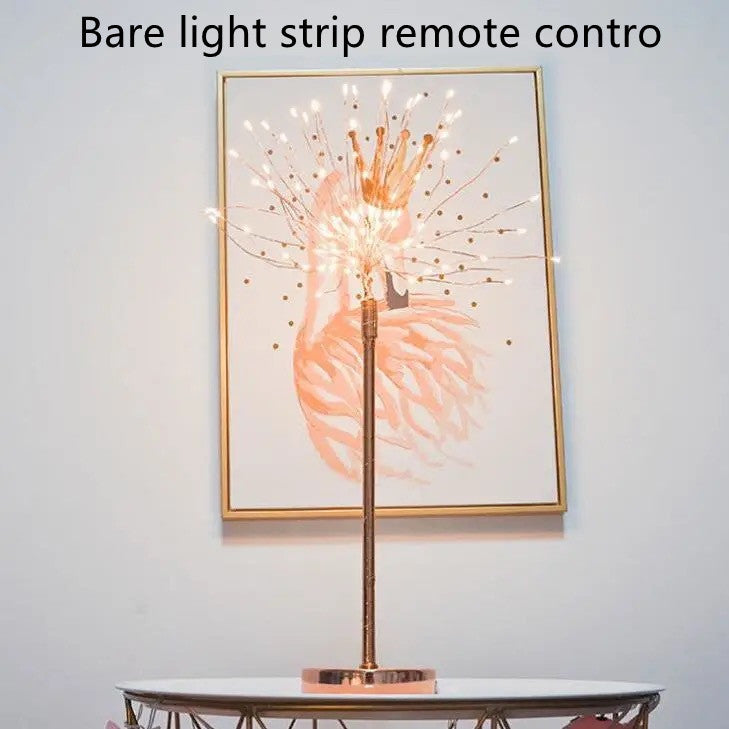 Nordic Feather Table Lamp – Soft Glow LED Night Light with Remote & Dual Power