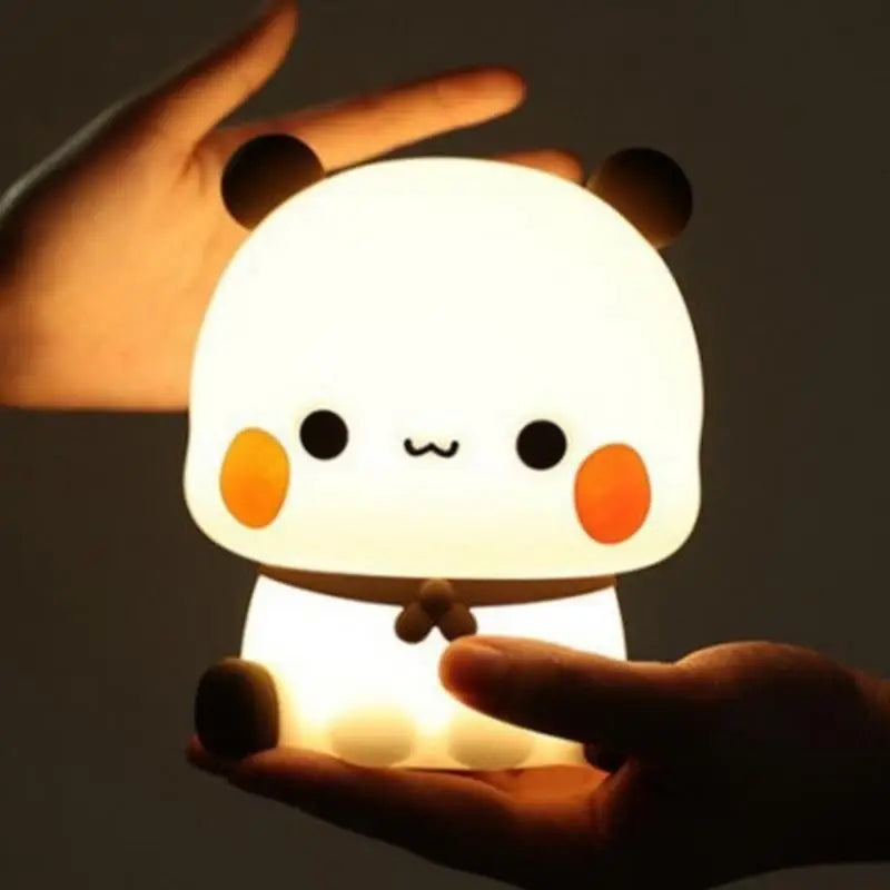 Squishy Panda Night Light – Soft Glow, 3 Dimmable Modes for Kids & Baby Rooms