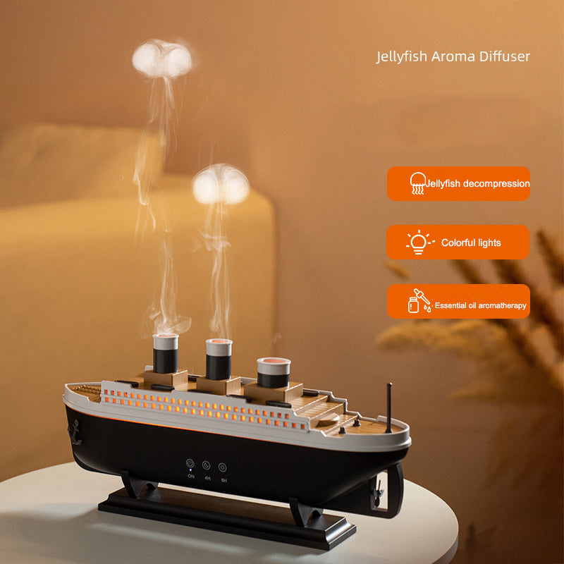 Volcano Jellyfish Humidifier – Smoke Ring Aromatherapy That Looks Unreal