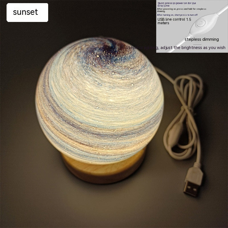 Lantern Sunset Projection Lamp – USB Powered Rainbow Atmosphere Light