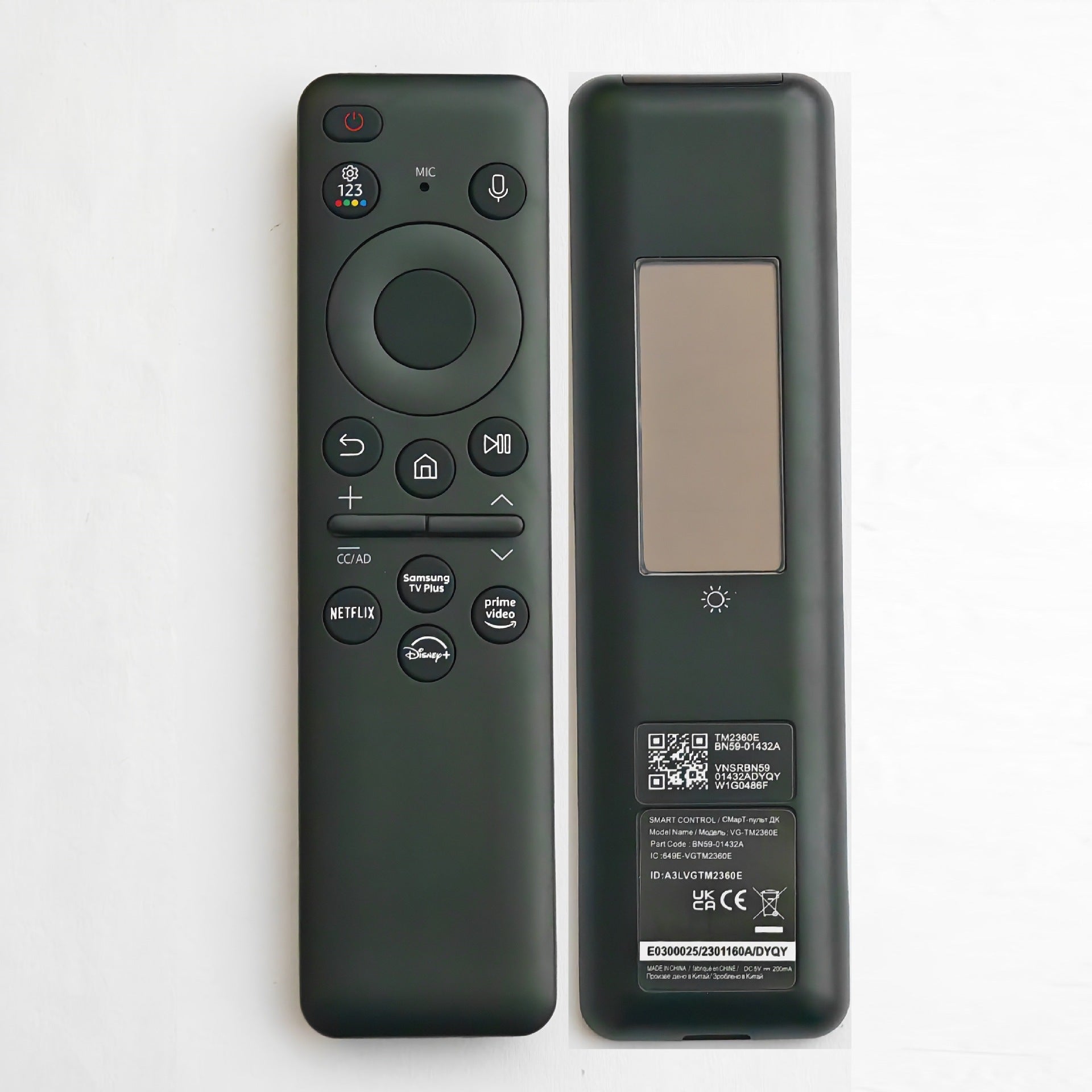 Samsung Solar Bluetooth Voice TV Remote Control – Premium Upgraded