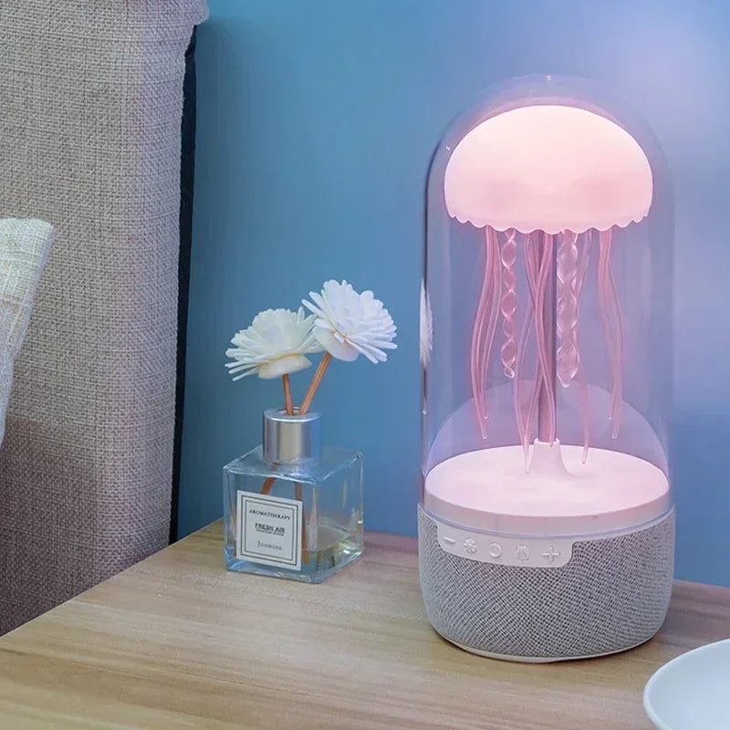 Jellyfish Bluetooth Speaker Lamp – Colorful Lights & HiFi Sound