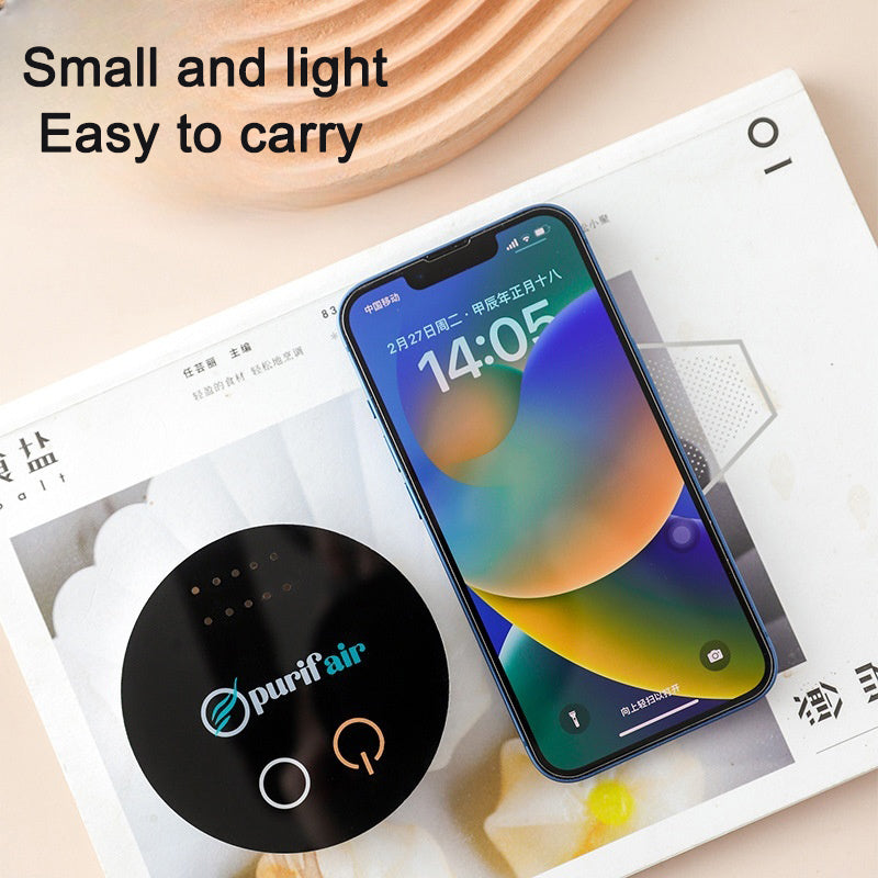 Compact USB Air Purifier – Ozone Deodorizer for Fresh, Clean Household Air