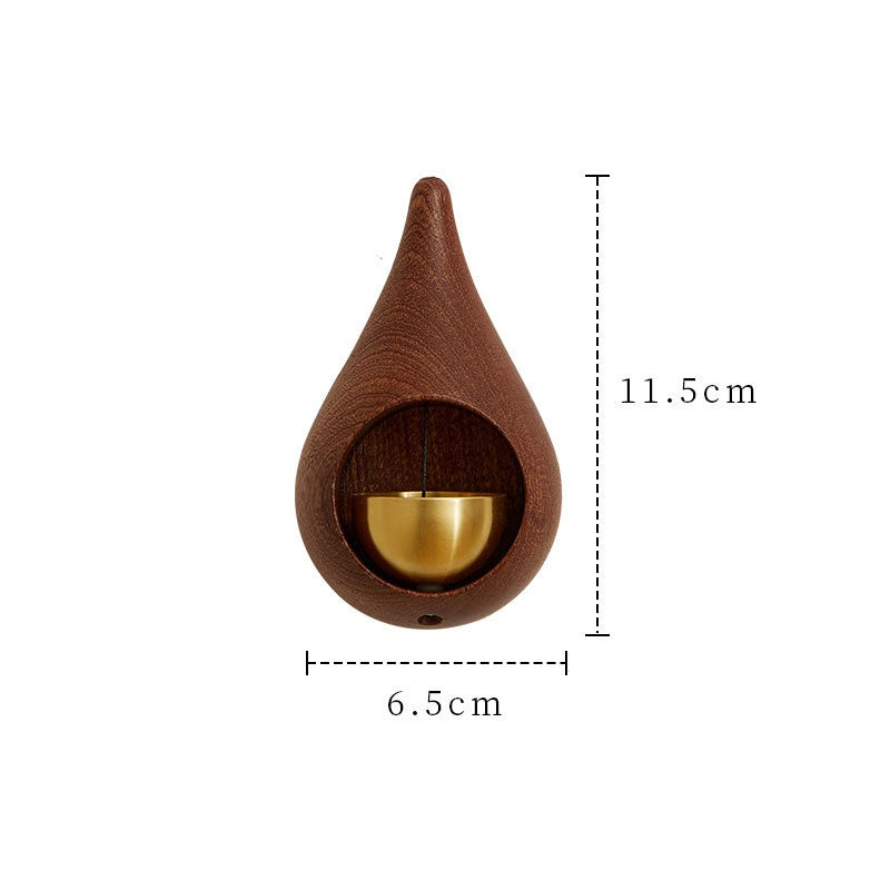 Doorbell Water Drop Wind Chime – Copper Magnetic Hanging Bell Ornament