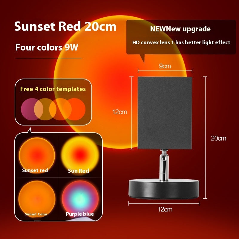 Sunset Projection Lamp – Ambient LED Light for Bedroom & Living Room Decor