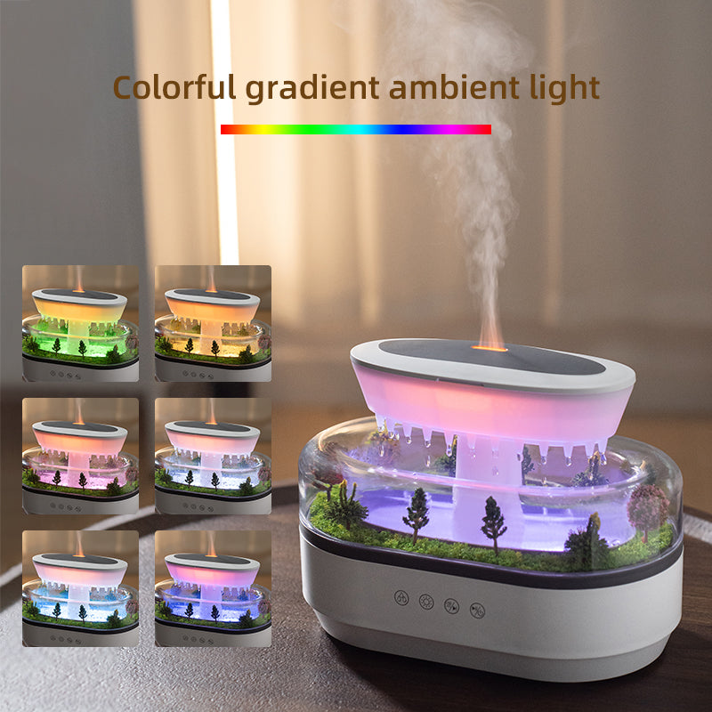 Raindrop Aroma Diffuser – Mist, Mood & White Noise in One