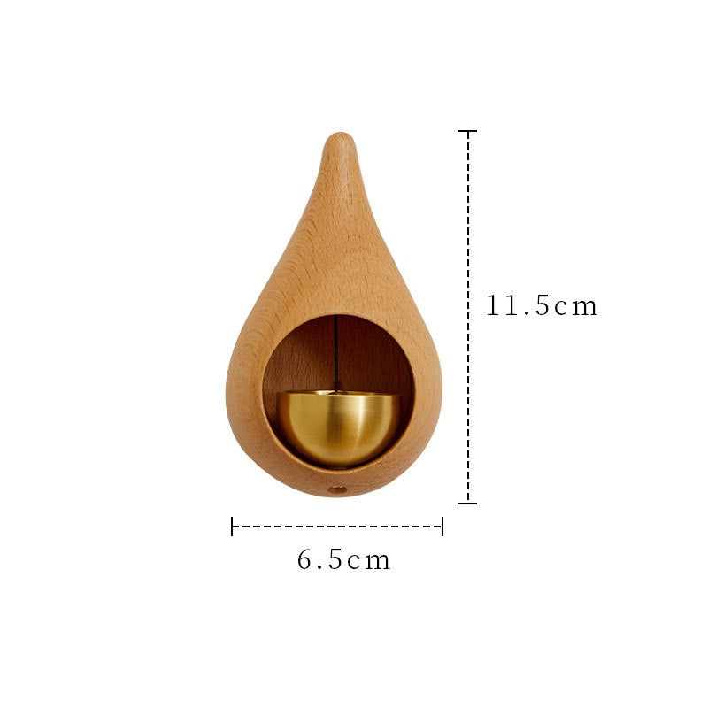 Doorbell Water Drop Wind Chime – Copper Magnetic Hanging Bell Ornament