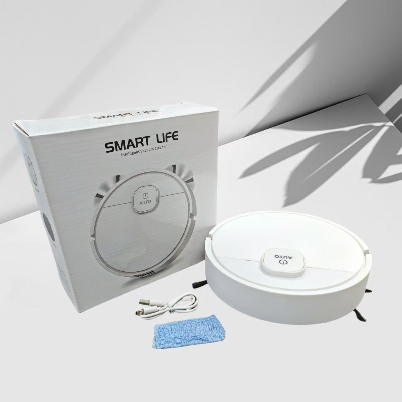 Mini Robotic Vacuum Cleaner with Mopping – Smart Home Auto Sweeper