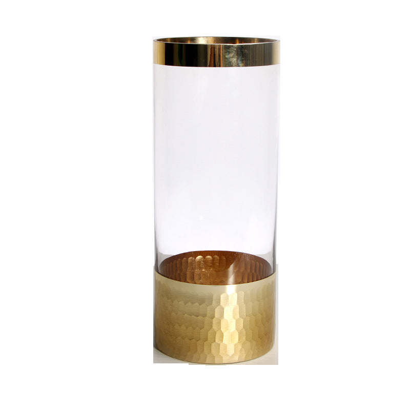 Sleek Transparent Glass Vase – Modern Hydroponic Flower Holder & Home Decor Accent