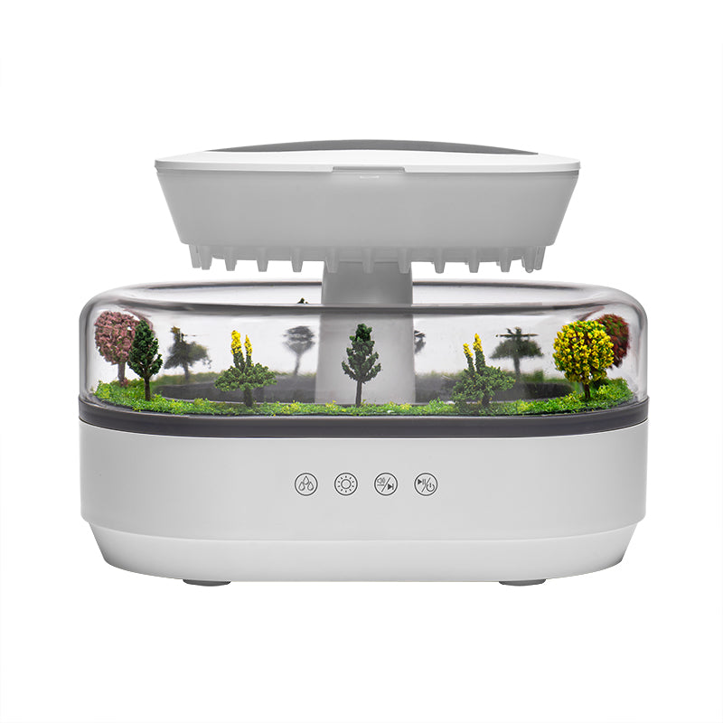 Raindrop Aroma Diffuser – Mist, Mood & White Noise in One