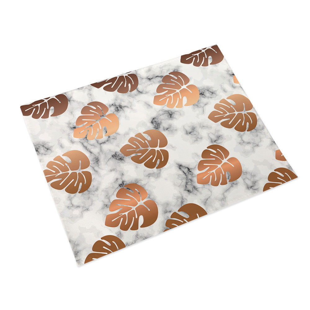 Nordic Cotton Linen Table Mat – Waterproof, Heat-Resistant & Non-Slip Dining Placemat