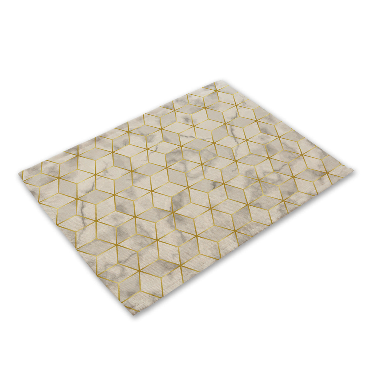 Nordic Cotton Linen Table Mat – Waterproof, Heat-Resistant & Non-Slip Dining Placemat