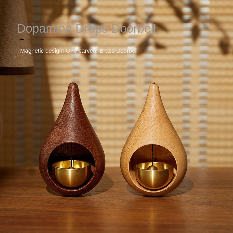Doorbell Water Drop Wind Chime – Copper Magnetic Hanging Bell Ornament