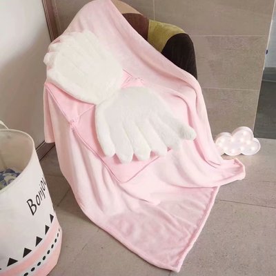 Cartoon Plush Napping Pillow Blanket – 2-in-1 Cozy Throw & Cuddle Cushion