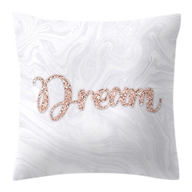 Rose Gold Lash Pillow Cover – Glitter Pineapple Vibes for Your Sofa