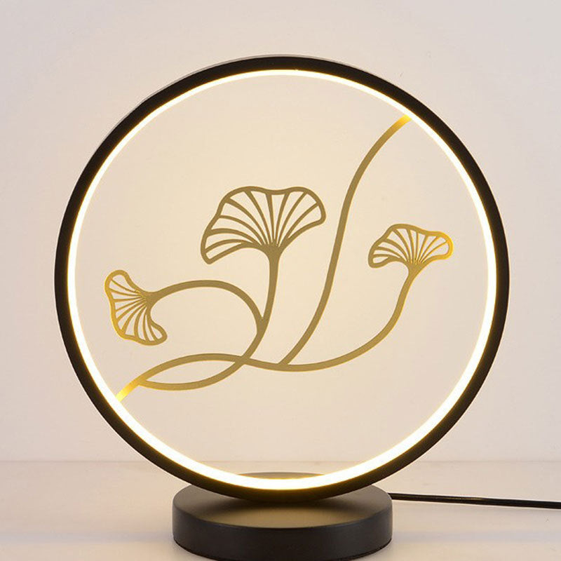 Modern 3D LED Ceramic Table Lamp – USB Powered Decorative Desk & Bedside Light