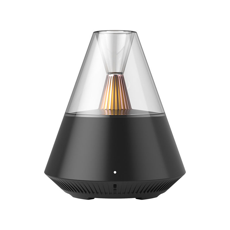 Ultrasonic Essential Oil Diffuser – Minimalist Plug-In Aromatherapy Humidifier with Light & Remote