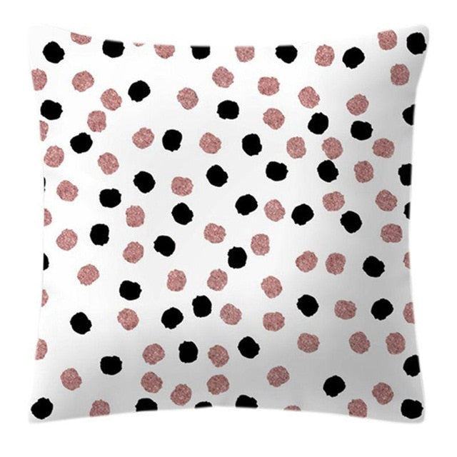 Rose Gold Lash Pillow Cover – Glitter Pineapple Vibes for Your Sofa