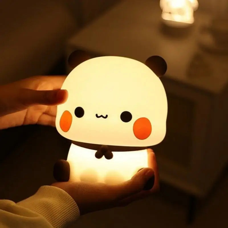 Squishy Panda Night Light – Soft Glow, 3 Dimmable Modes for Kids & Baby Rooms
