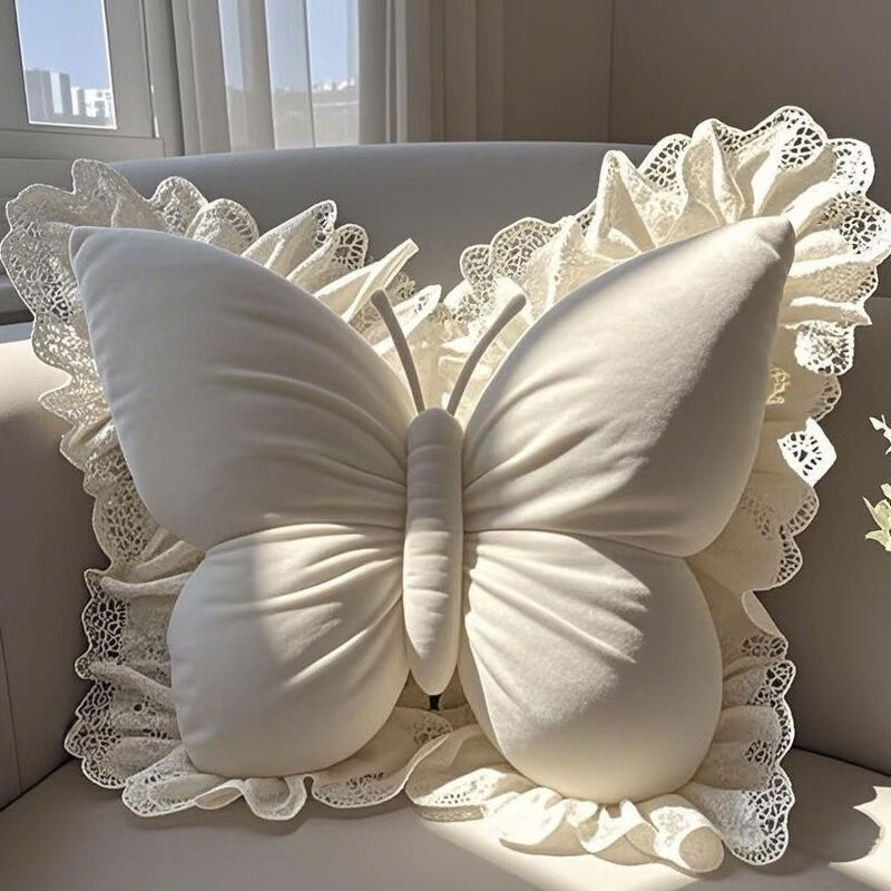 Butterfly Princess Bow Pillow – Chic Comfort for Office, Car & Home Decor
