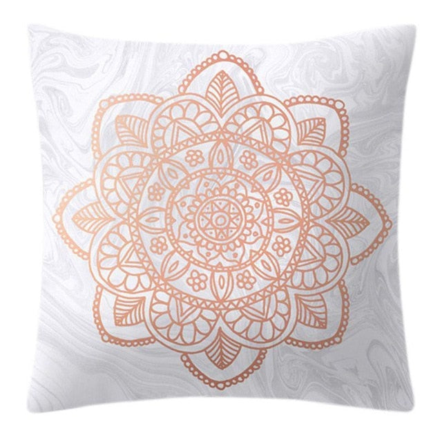 Rose Gold Lash Pillow Cover – Glitter Pineapple Vibes for Your Sofa