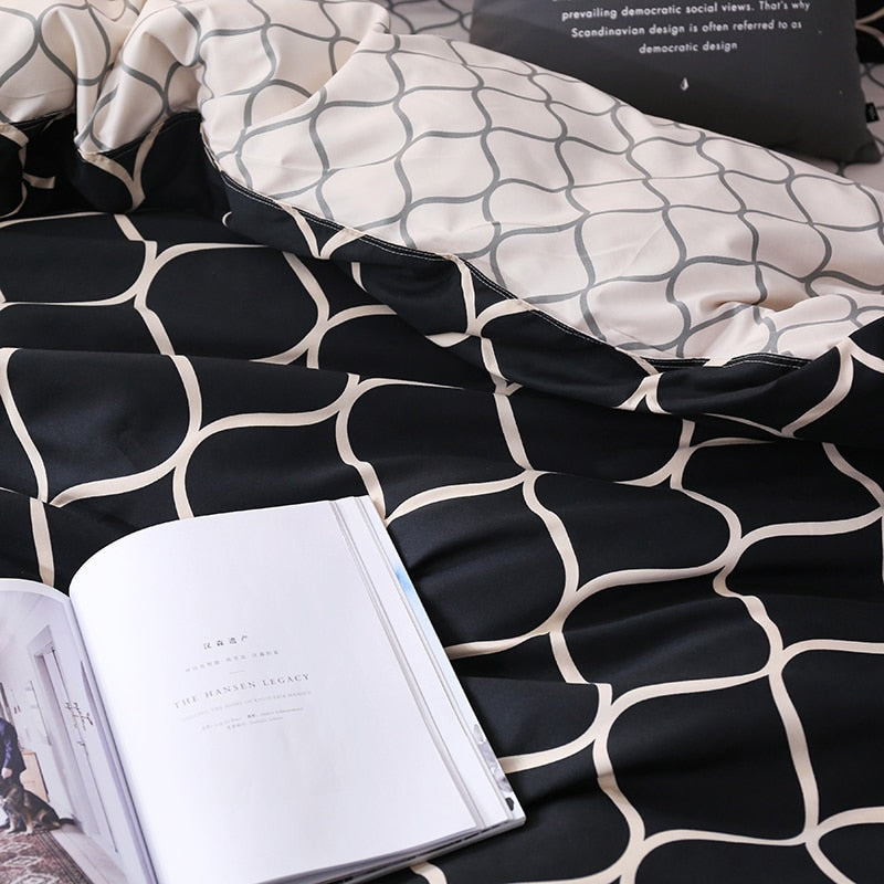 Black Marble Bedding Set – Super Soft Duvet Covers for a Luxe Sleep Vibe