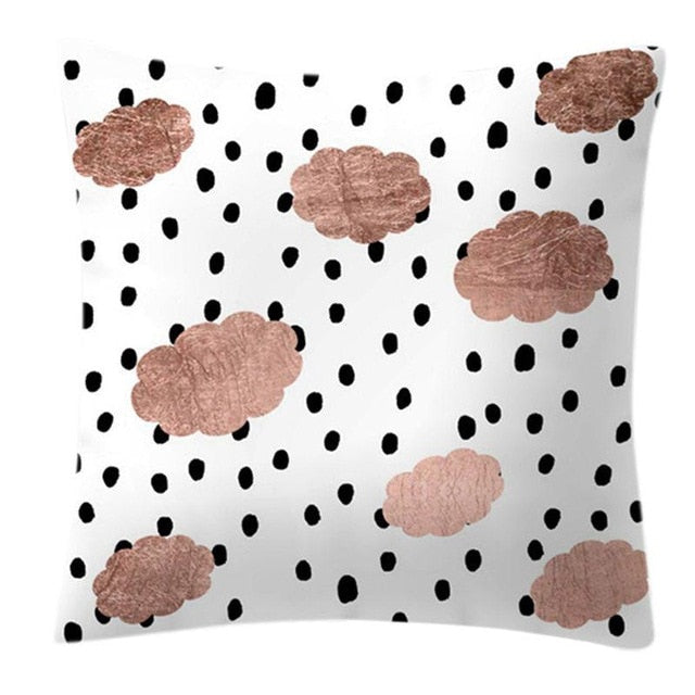 Rose Gold Lash Pillow Cover – Glitter Pineapple Vibes for Your Sofa