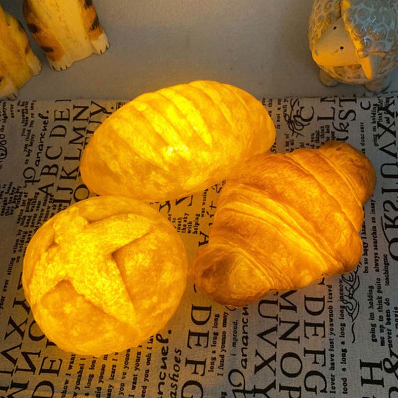 Cute Croissant LED Night Light – Fun & Cozy Bread Glow