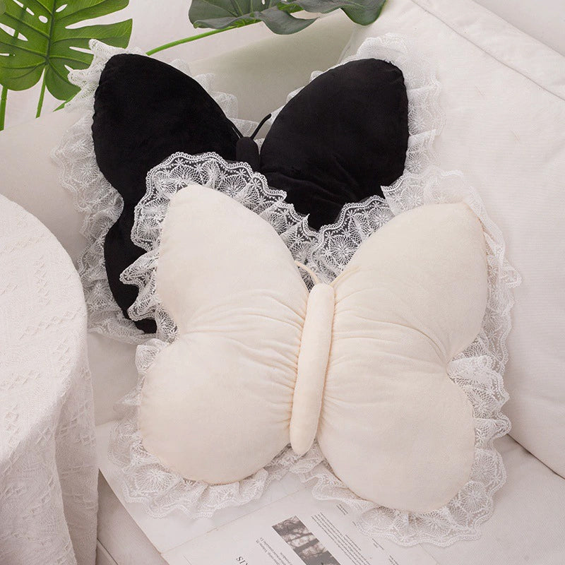 Butterfly Princess Bow Pillow – Chic Comfort for Office, Car & Home Decor